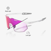 HYPERCRAFT SQ REPLACEMENT LENS PC Replacement Lens Purple Mirror Photochromic