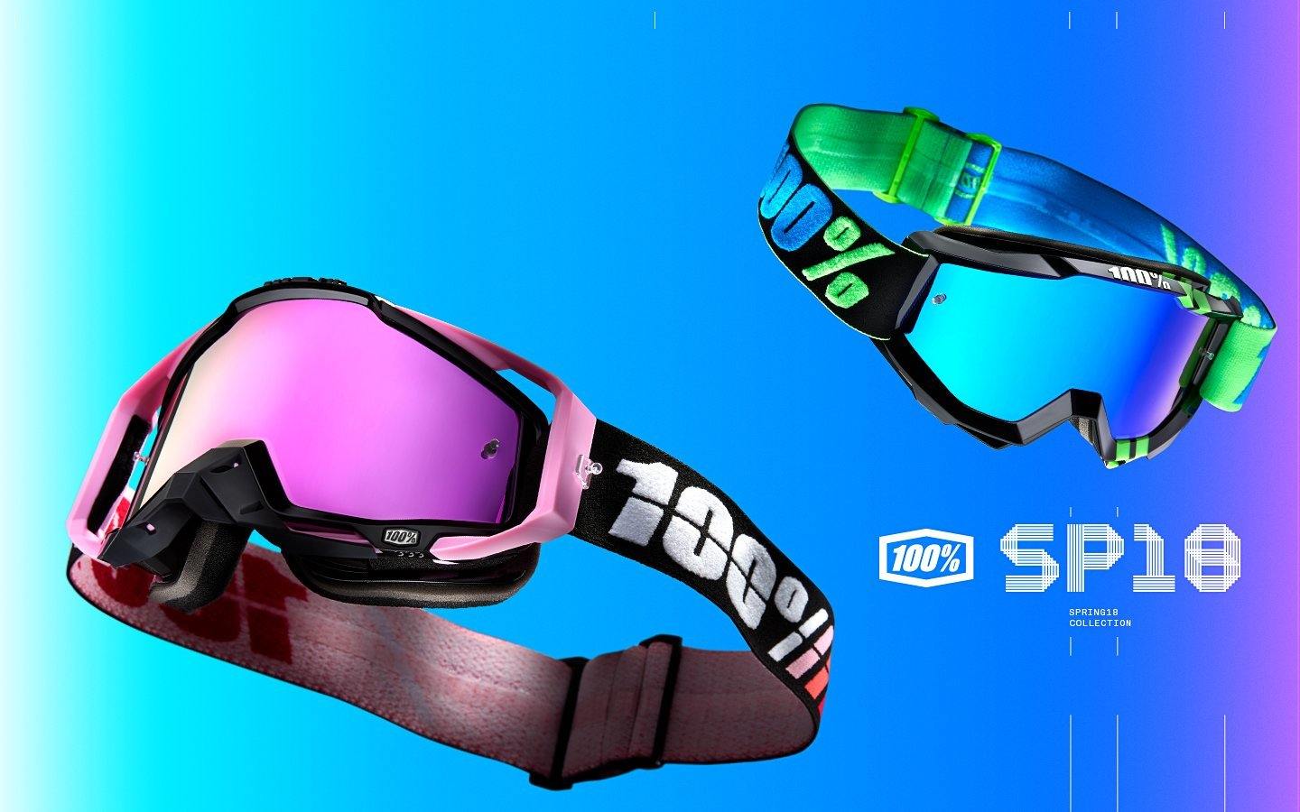 The Spring ’18 Goggle Collection - 100% Europe