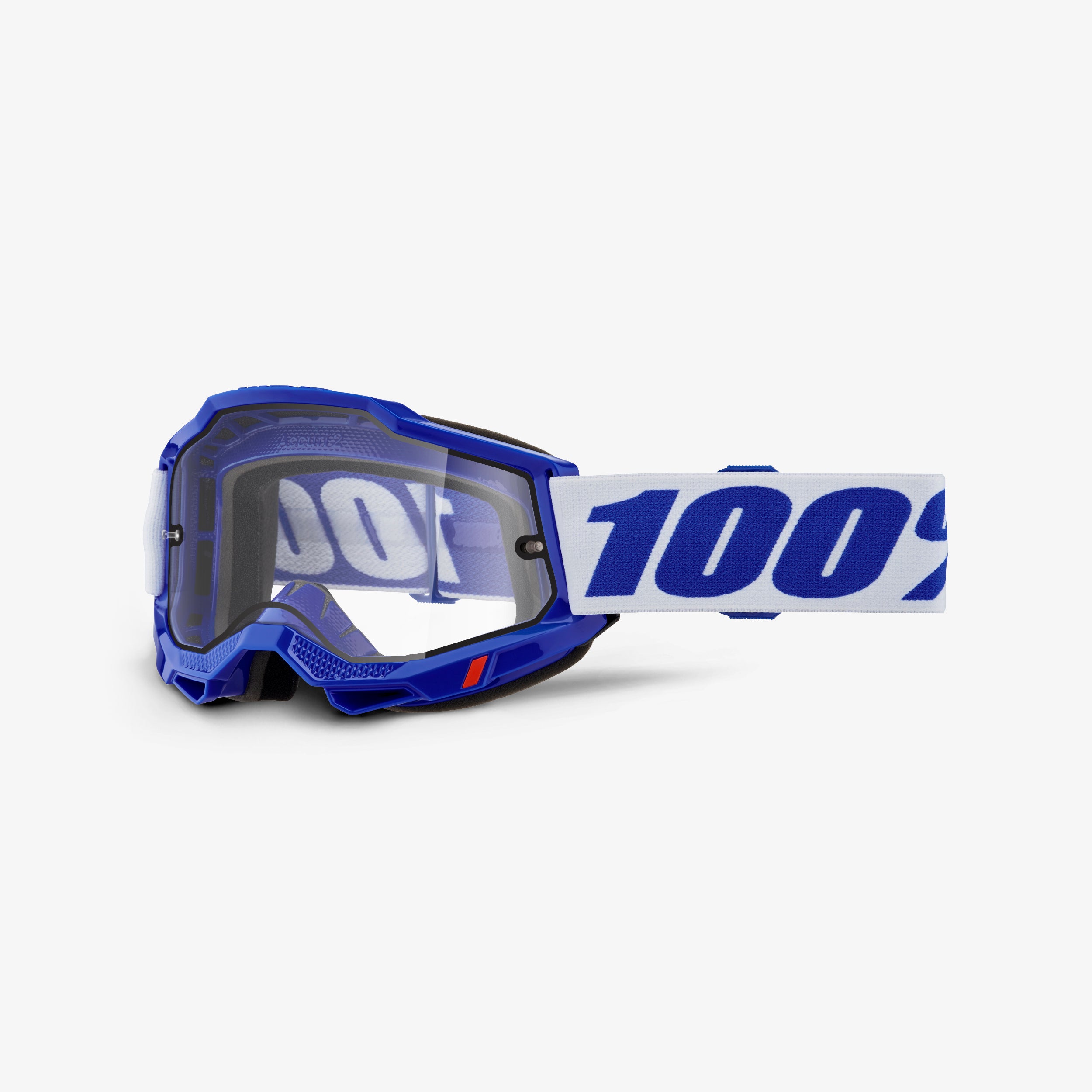 ACCURI 2 ENDURO Masque Moto Blue/White - Clear Lens