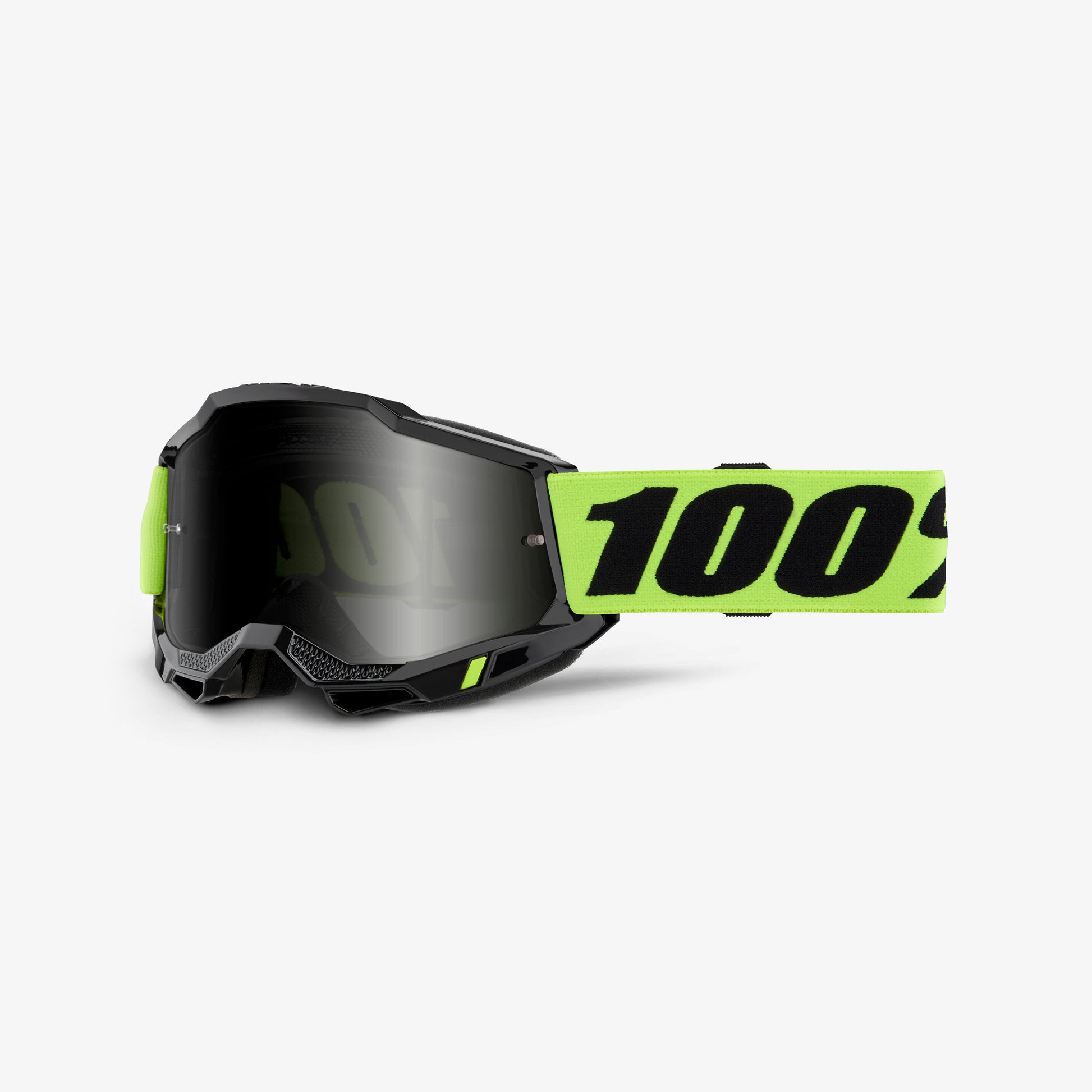 ACCURI SAND Goggle Neon Yellow Smoke Lens – 100% Europe