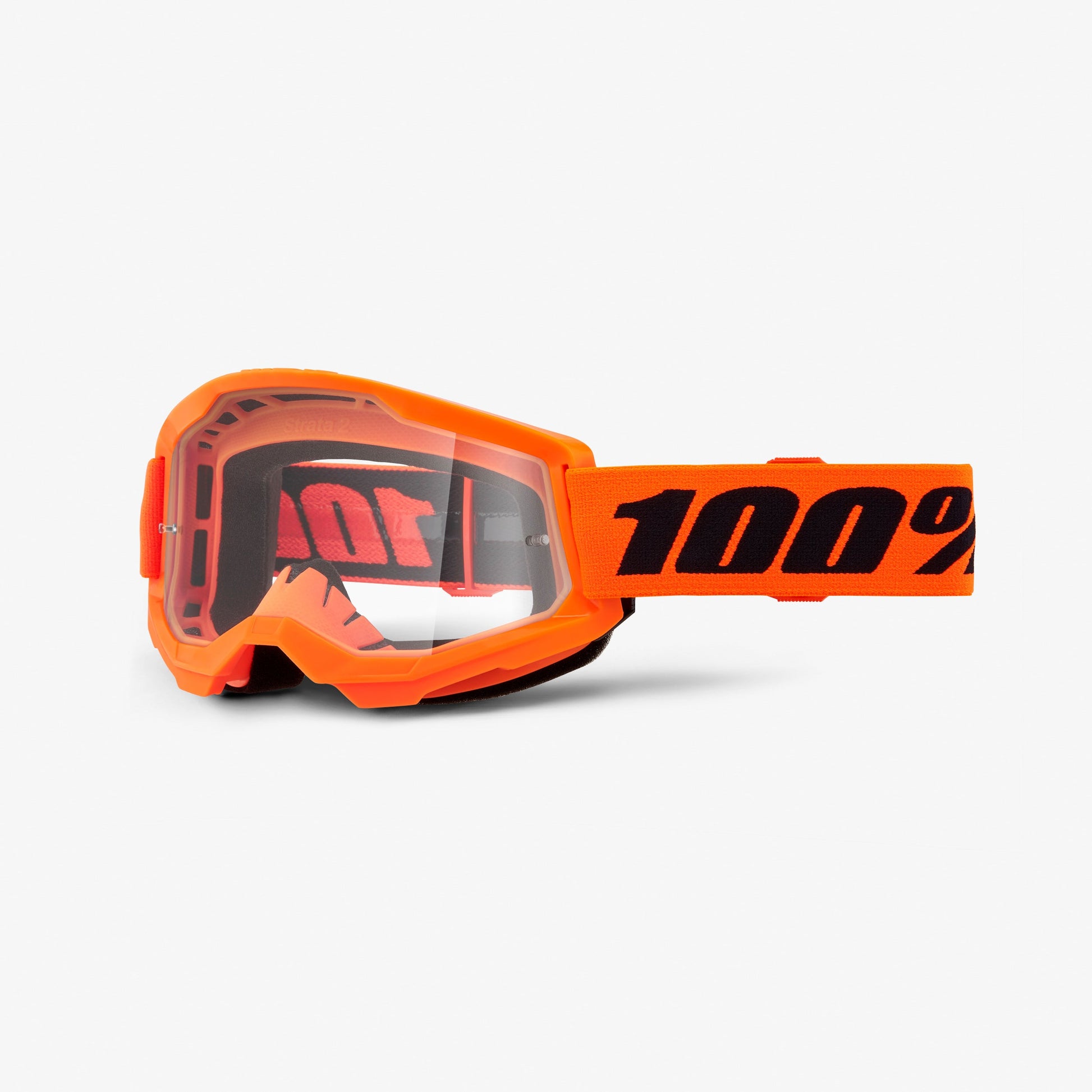 skibrille zum mountainbiken STRATA Skibrille Neonorange – 100 % Europa