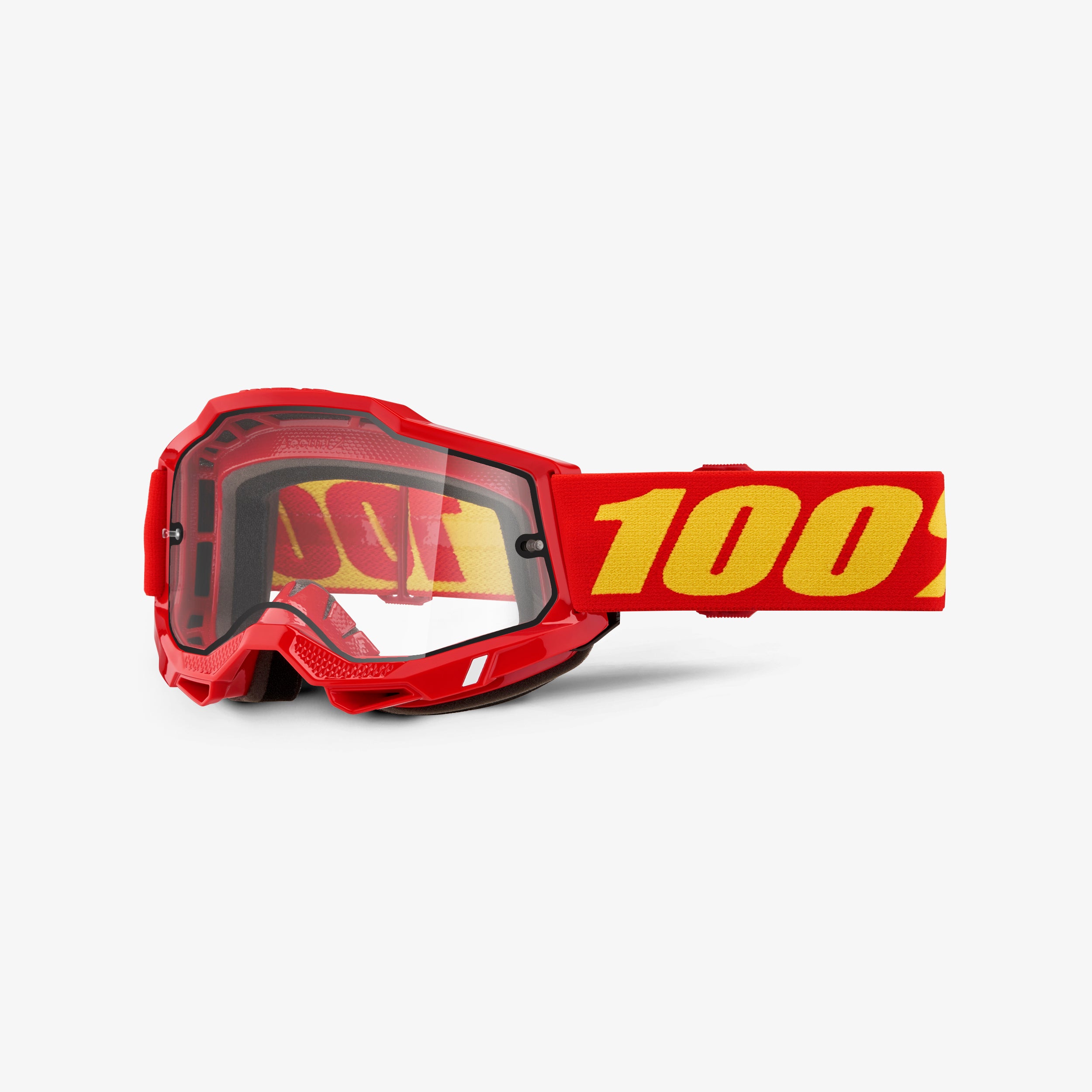 ACCURI 2 ENDURO Masque Moto Red - Clear Lens