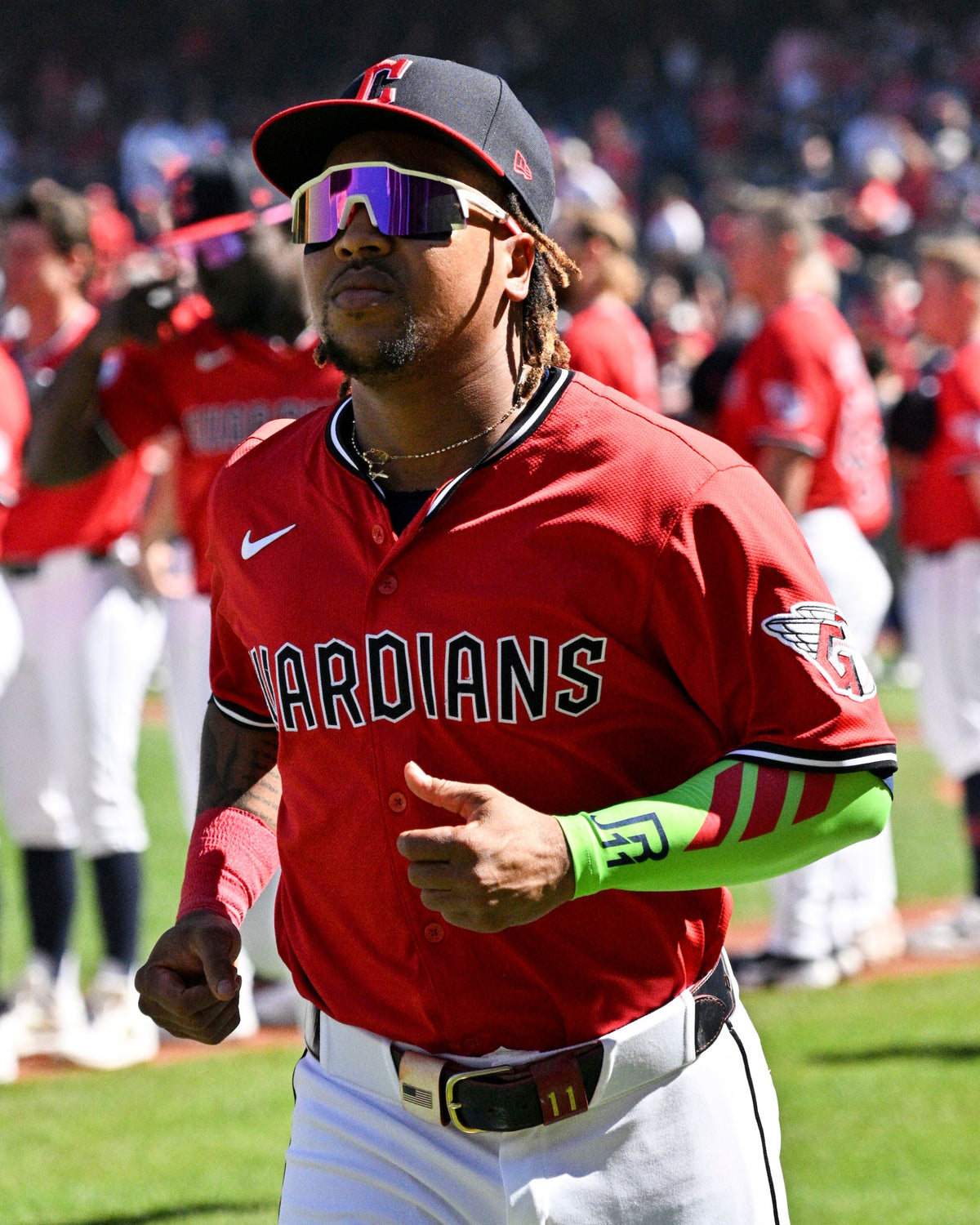 Jose Ramirez of the Cleveland Guardians