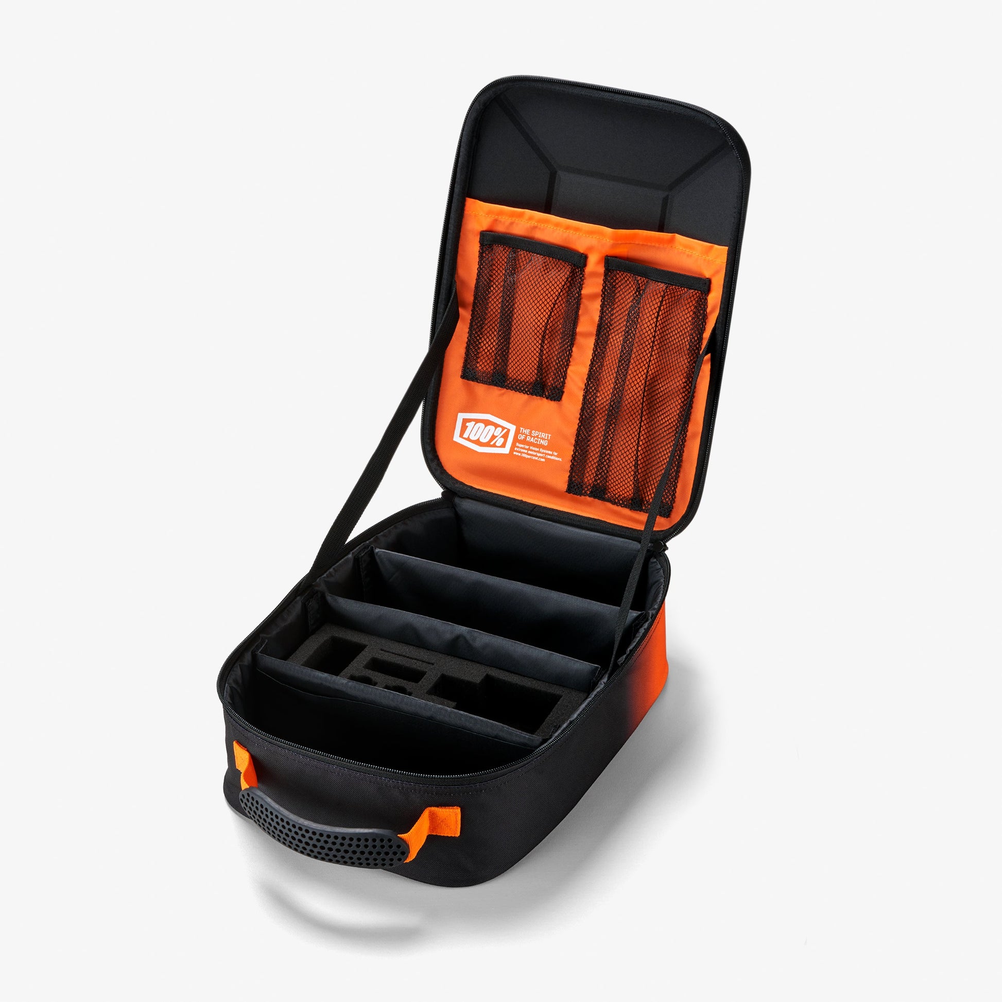 CRUSH Goggle Case Black/Orange – 100% Europe