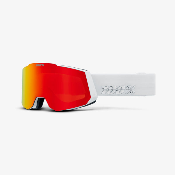 SNOWCRAFT HiPER Goggle White/Red – 100% Europe