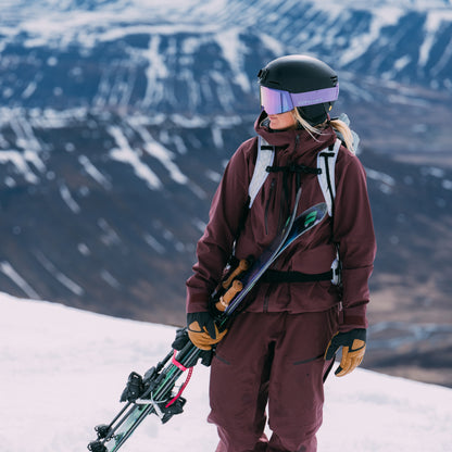 SNOWCRAFT S Goggle Provence HiPER Lavender Mirror Lens