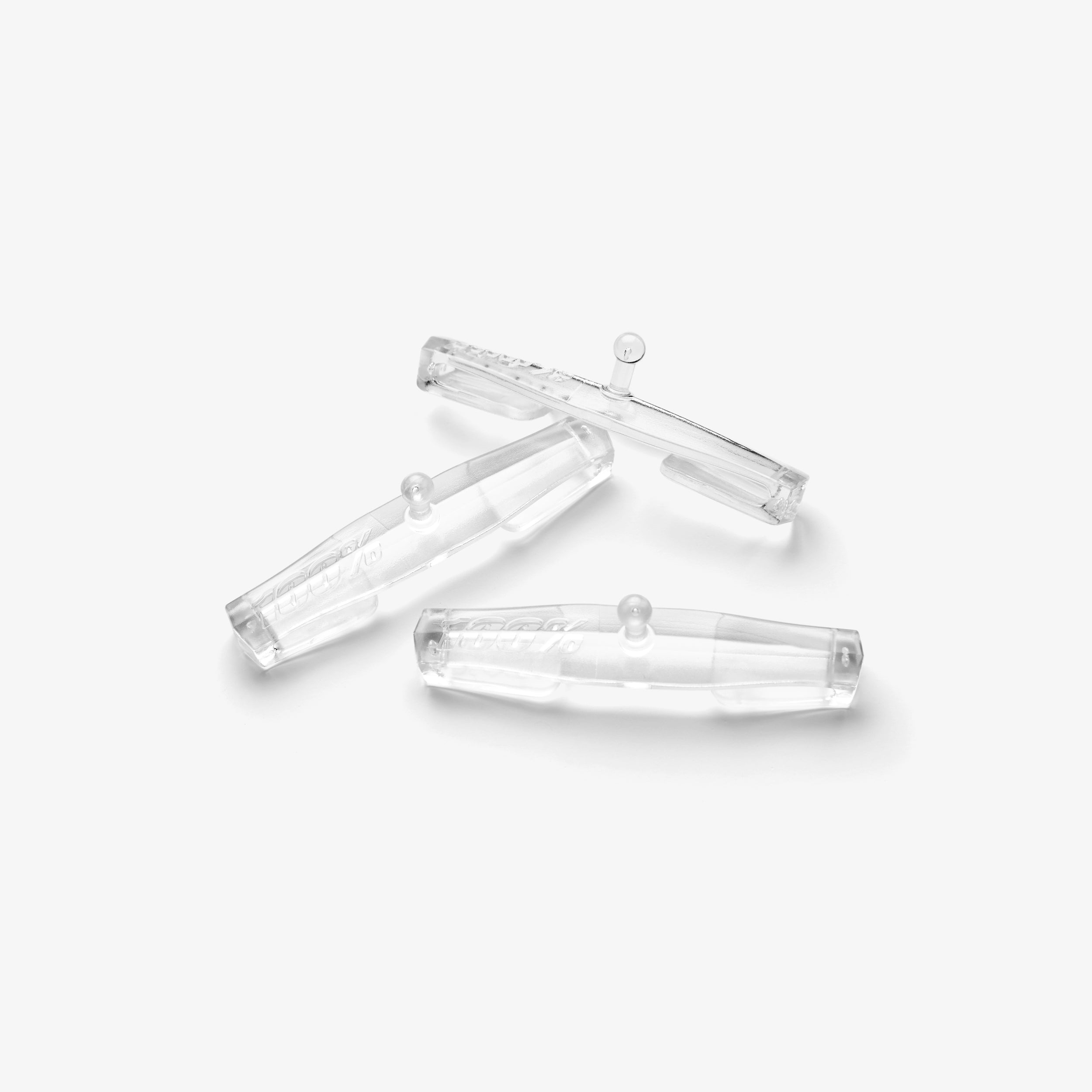 Tear-Off Strap Pin - Clear - Pack de 3