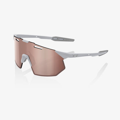 HYPERCRAFT SQ Matte Stone Grey - HiPER Crimson Silver Mirror Lens