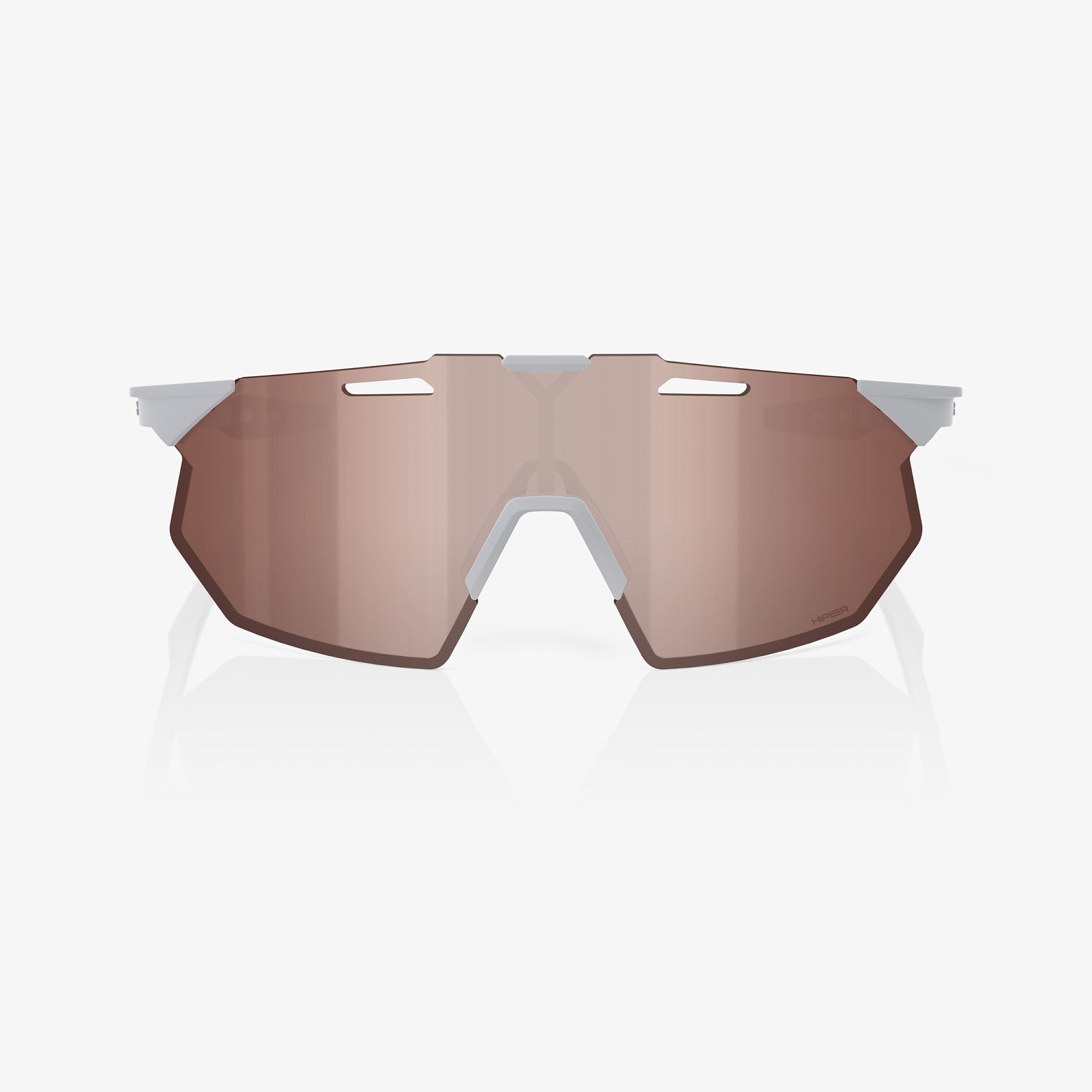 HYPERCRAFT SQ Matte Stone Grey - HiPER Crimson Silver Mirror Lens - Secondary