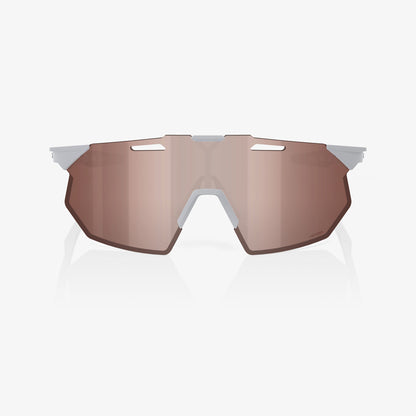 HYPERCRAFT SQ Matte Stone Grey - HiPER Crimson Silver Mirror Lens