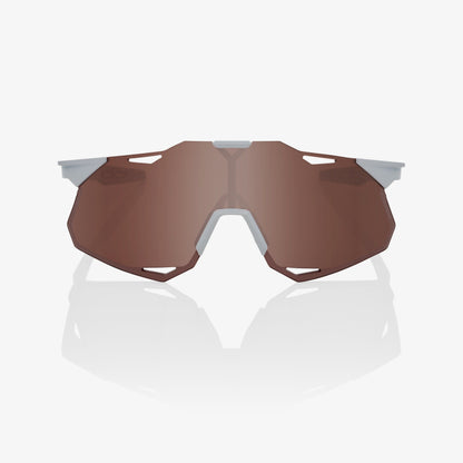 HYPERCRAFT XS Matte Stone Grey HiPER Crimson Silver Mirror Lens