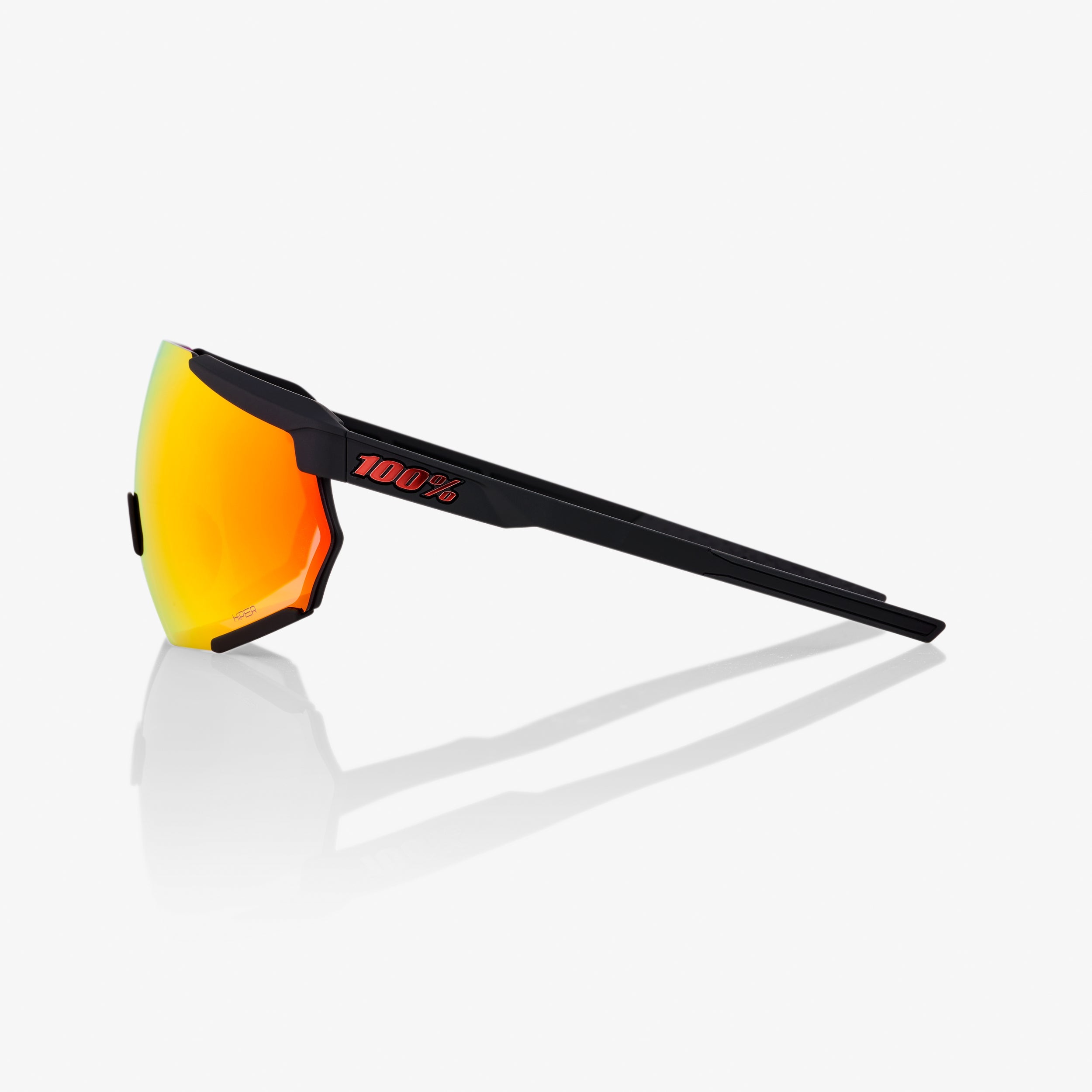 RACETRAP 3.0 - Soft Tact Black - HiPER Red Multilayer Mirror Lens