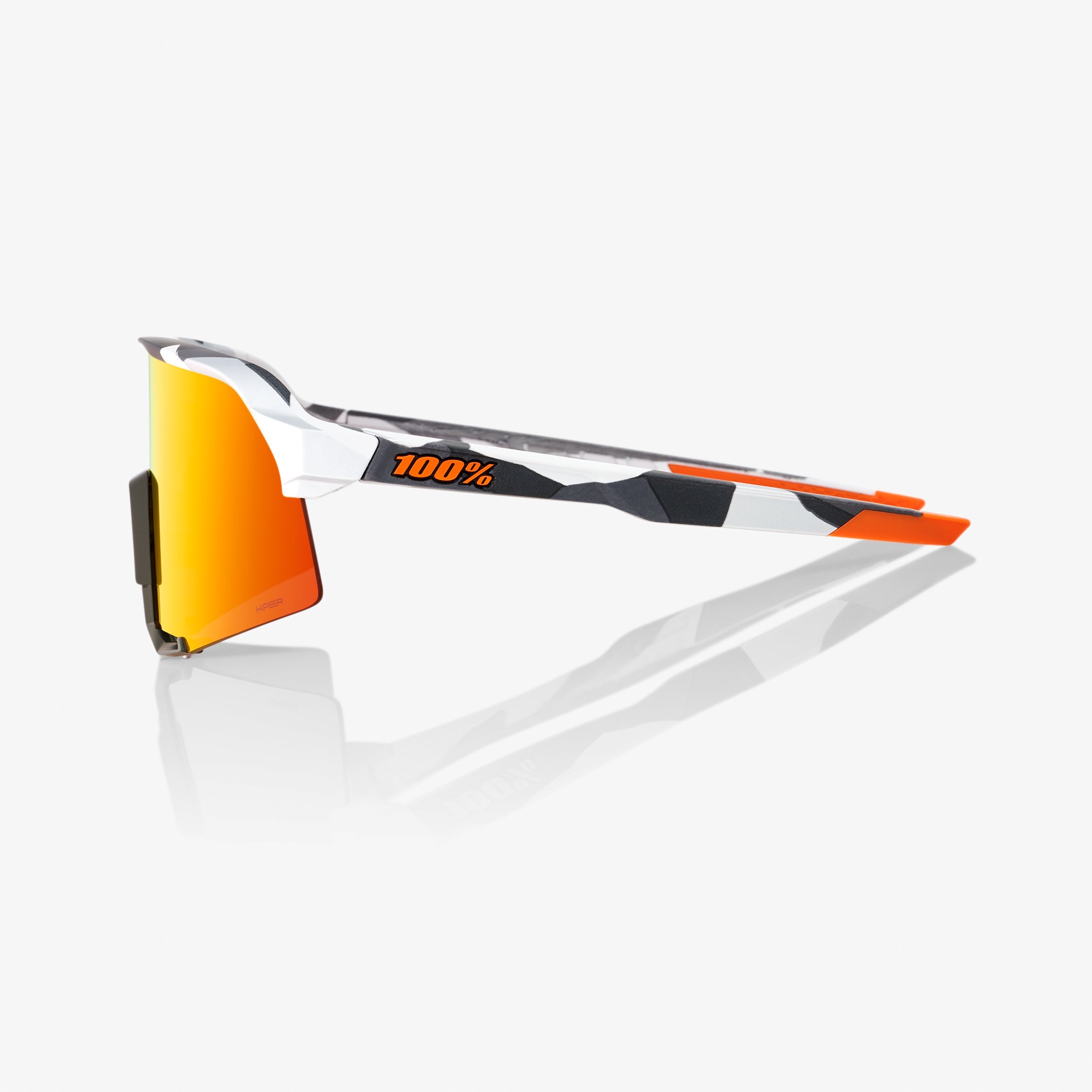 S3 - Soft Tact Grey Camo - HiPER® Red Multilayer Mirror Lens – 100 