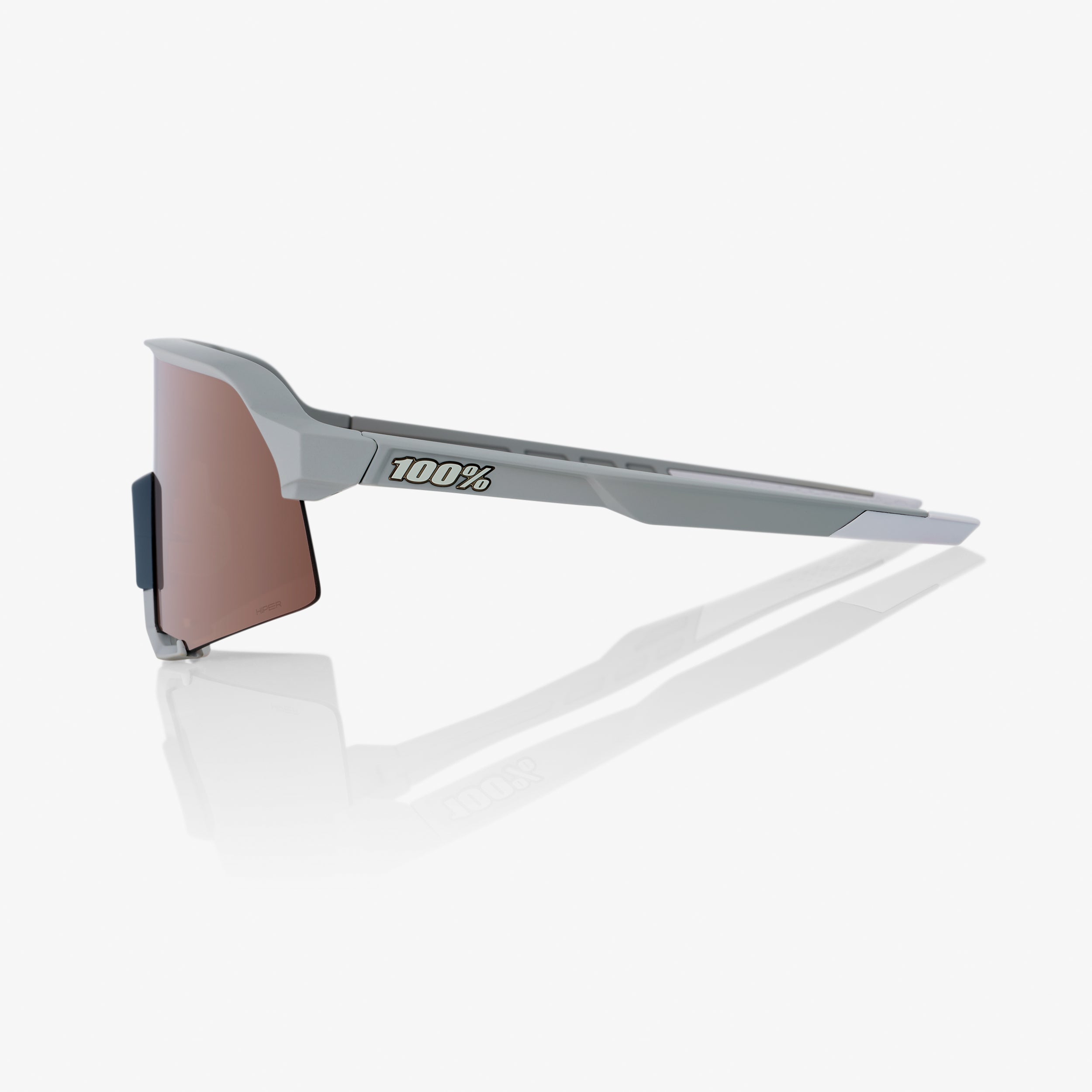 S3® - Soft Tact Stone Grey - HiPER® Crimson Silver Mirror Lens