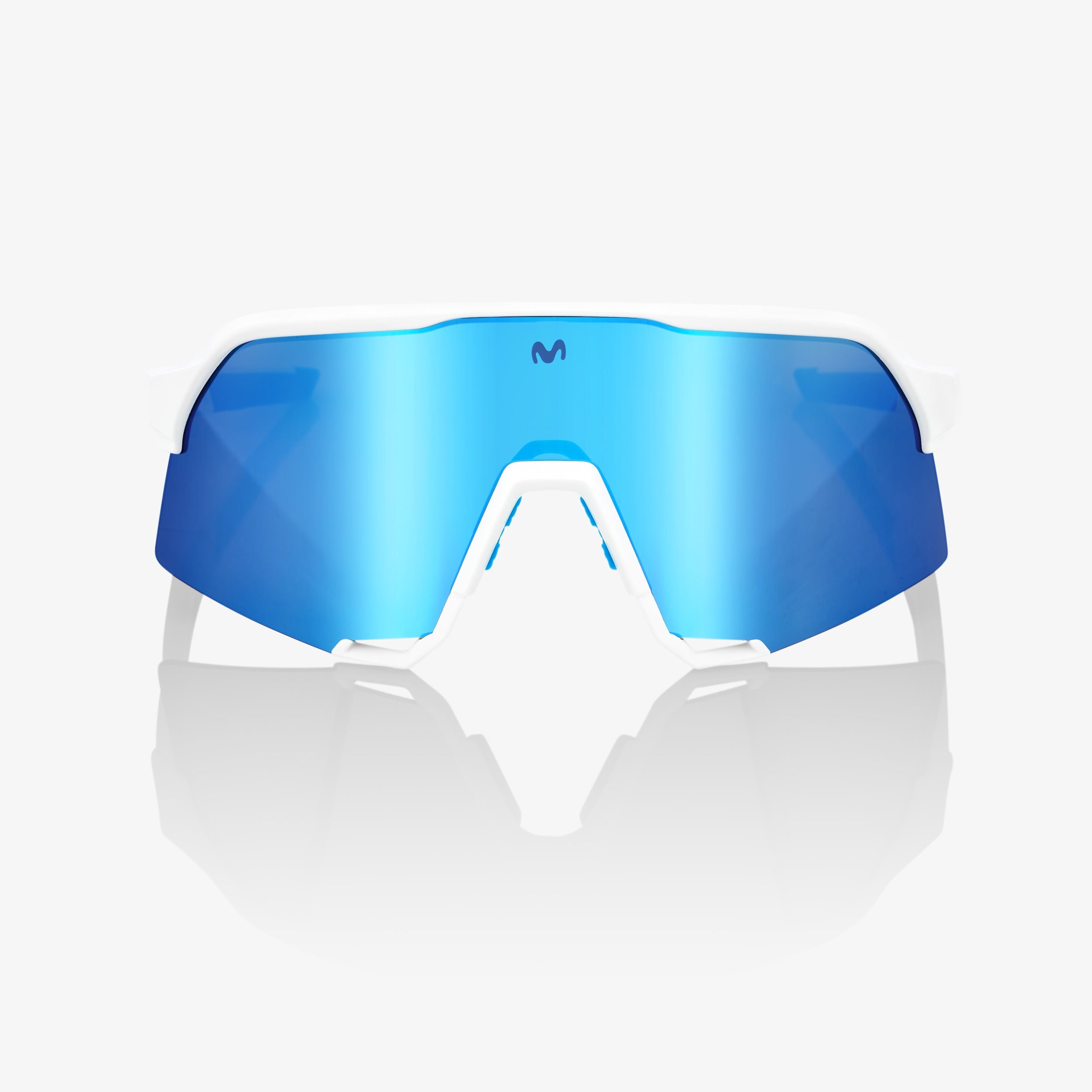 S3® SE Movistar Team White - HiPER Blue Multilayer Mirror Lens - Secondary