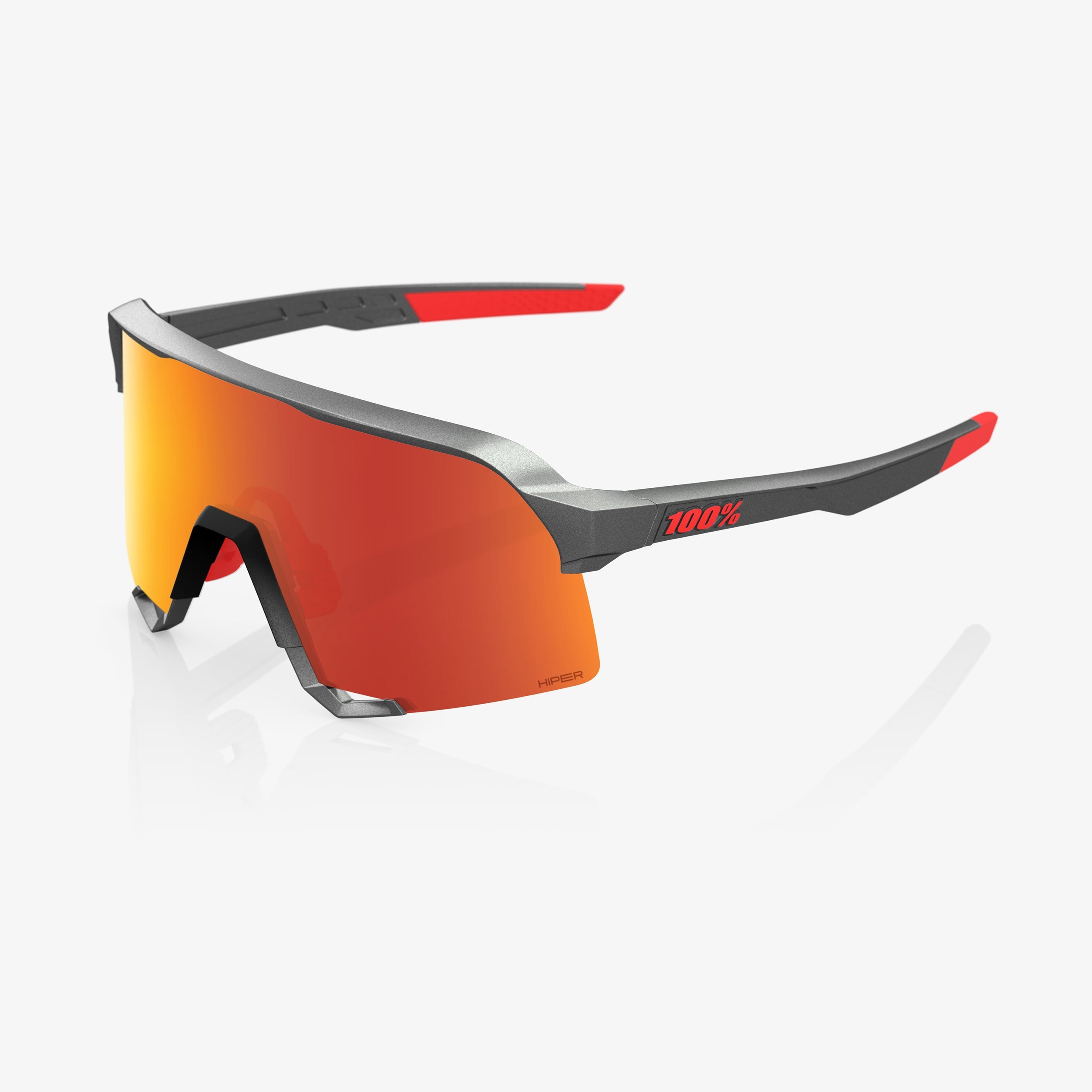 S3™ Matte Gunmetal - HiPER® Red Multilayer Mirror Lens