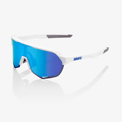 S2 - Matte White - HiPER Blue Multilayer Mirror Lens