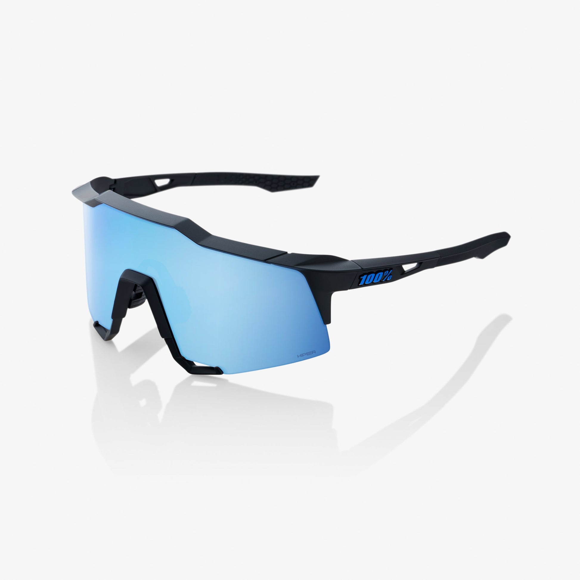 SPEEDCRAFT® Matte Black HiPER® Blue Multilayer Mirror Lens