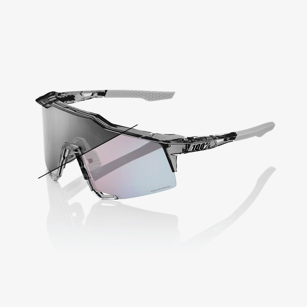 SPEEDCRAFT - Polished Translucent Grey - Rose Gold Mirror Photochromic Lens