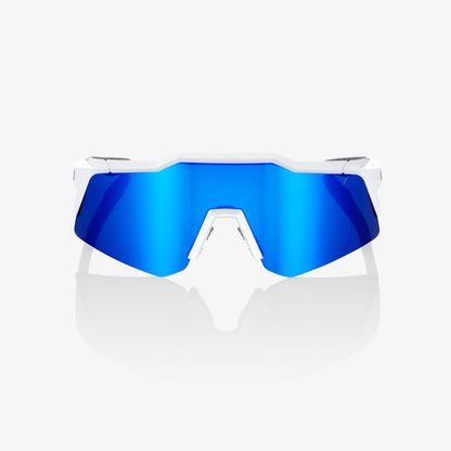 SPEEDCRAFT® XS - Matte White - Blue Multilayer Mirror Lens