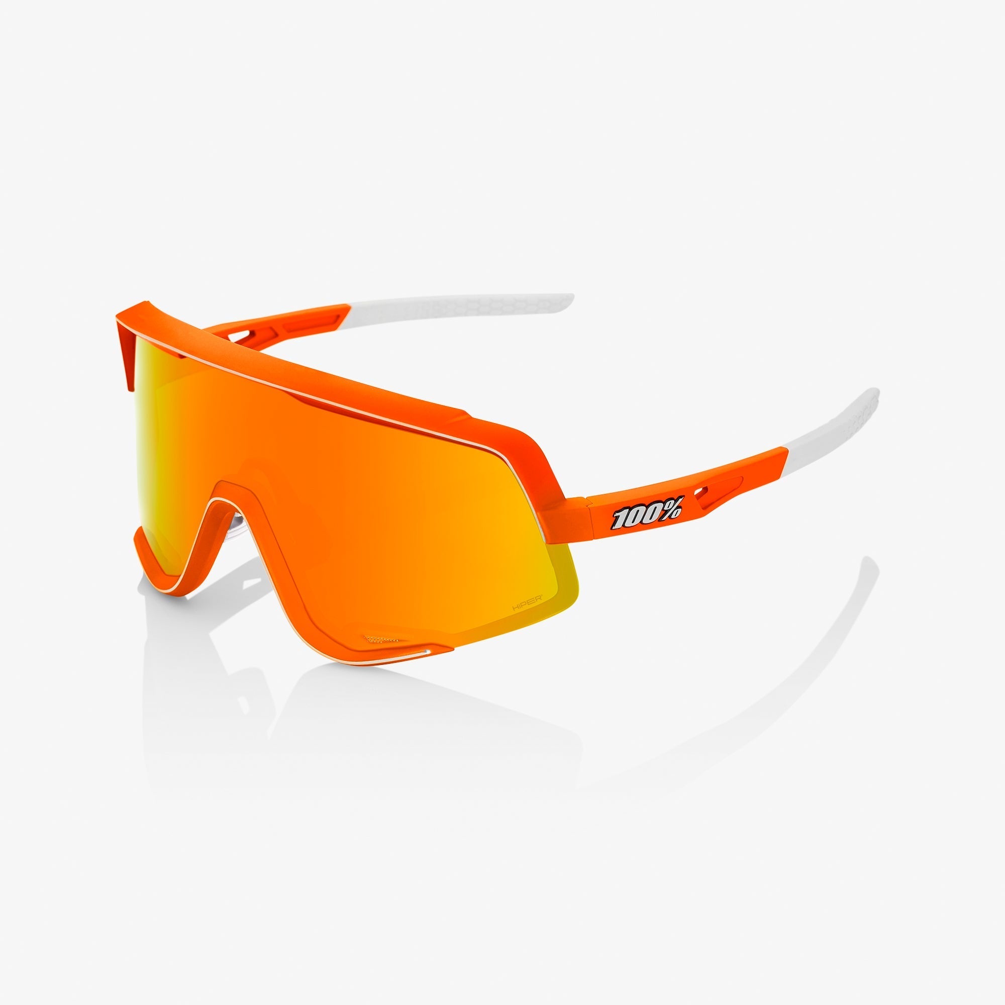 GLENDALE - Soft Tact Neon Orange - HiPER Red Multilayer Mirror Lens