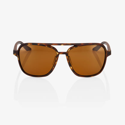 KASIA Aviator Round - Verres PEAKPOLAR Soft Tact Havana Bronze