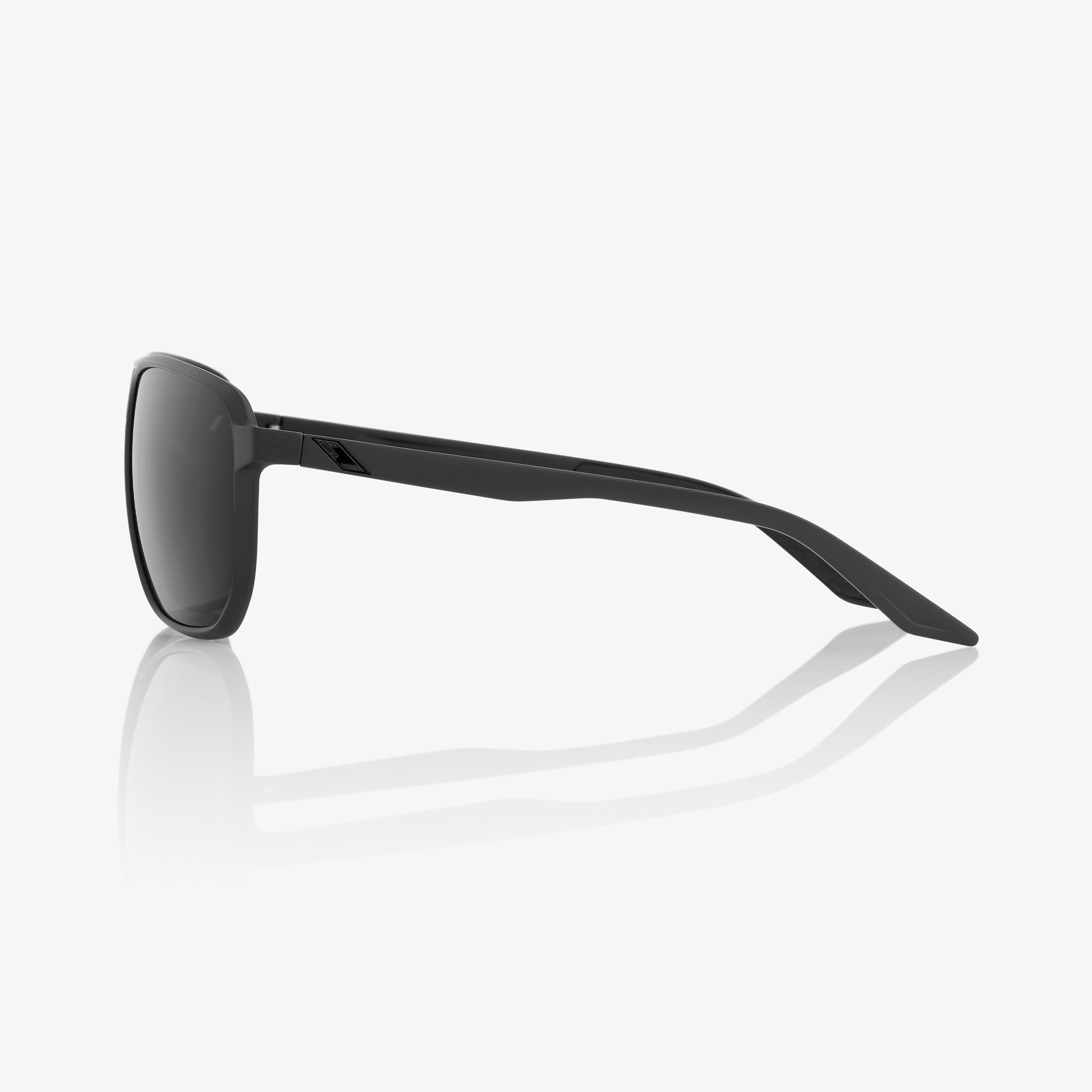 KONNOR Aviator SQUARE Matte Black Black Mirror Lens