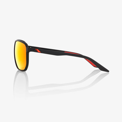 KONNOR - Soft Tact Black - HiPER Red Multilayer Mirror Lens