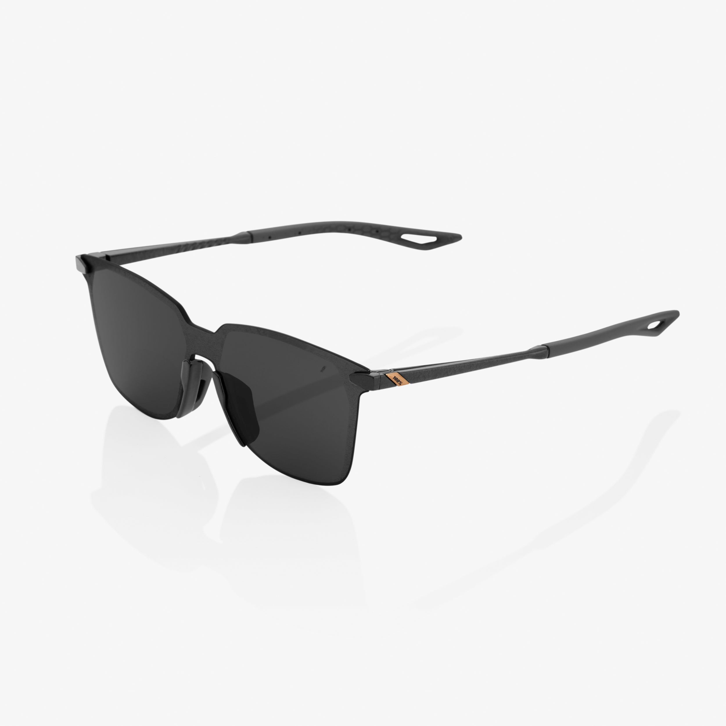 LEGERE SQUARE - Polished Black - Smoke Lens