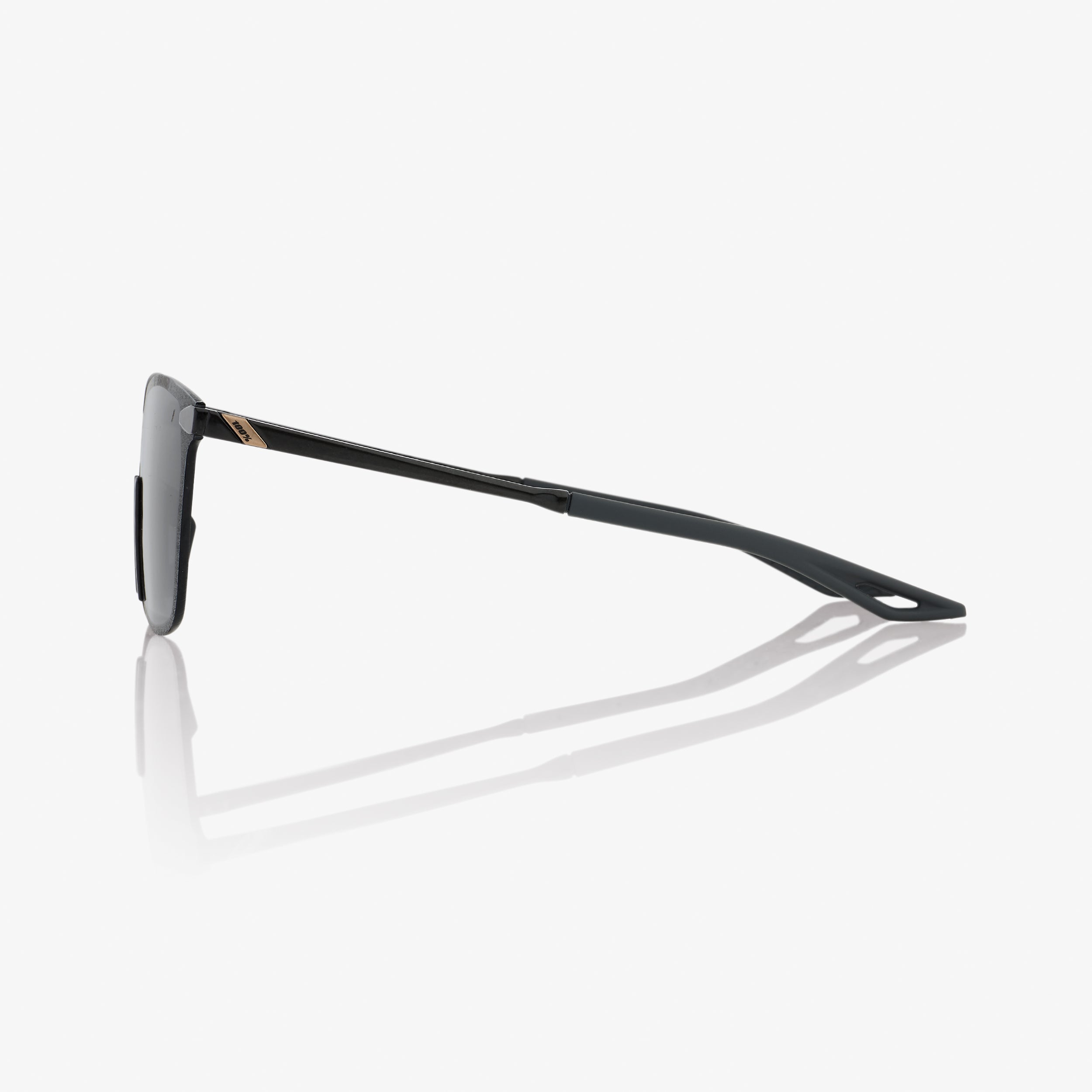 LEGERE SQUARE - Polished Black - Smoke Lens