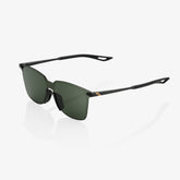 LEGERE SQUARE - Matte Black - Grey Green Lens