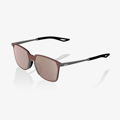 LEGERE® SQUARE Soft Tact Cool Gray - HiPER® Crimson Silver Mirror Lens