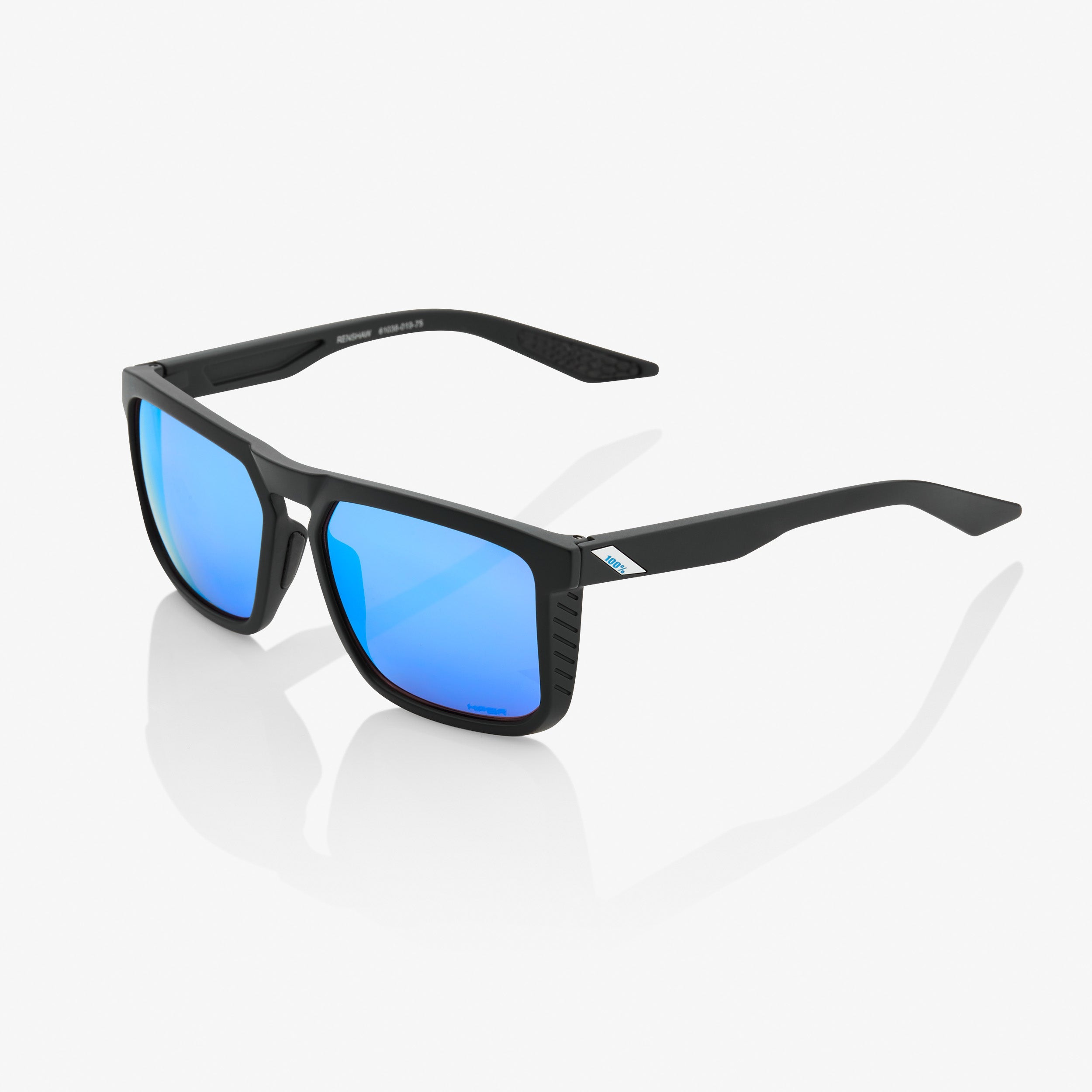 RENSHAW - Matte Black - HiPER Blue Multilayer Mirror Lens