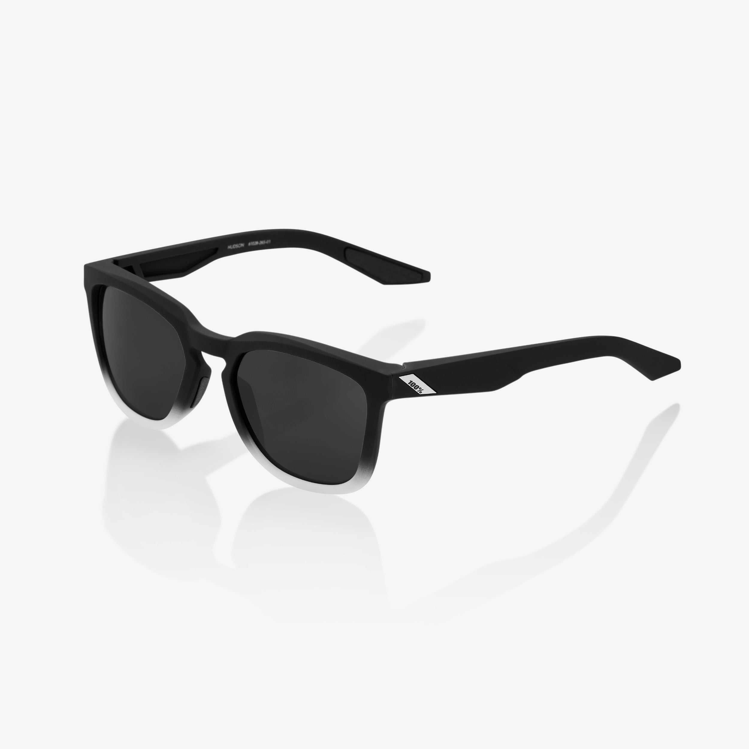 HUDSON - Soft Tact Fade Black/White - Black Mirror Lens