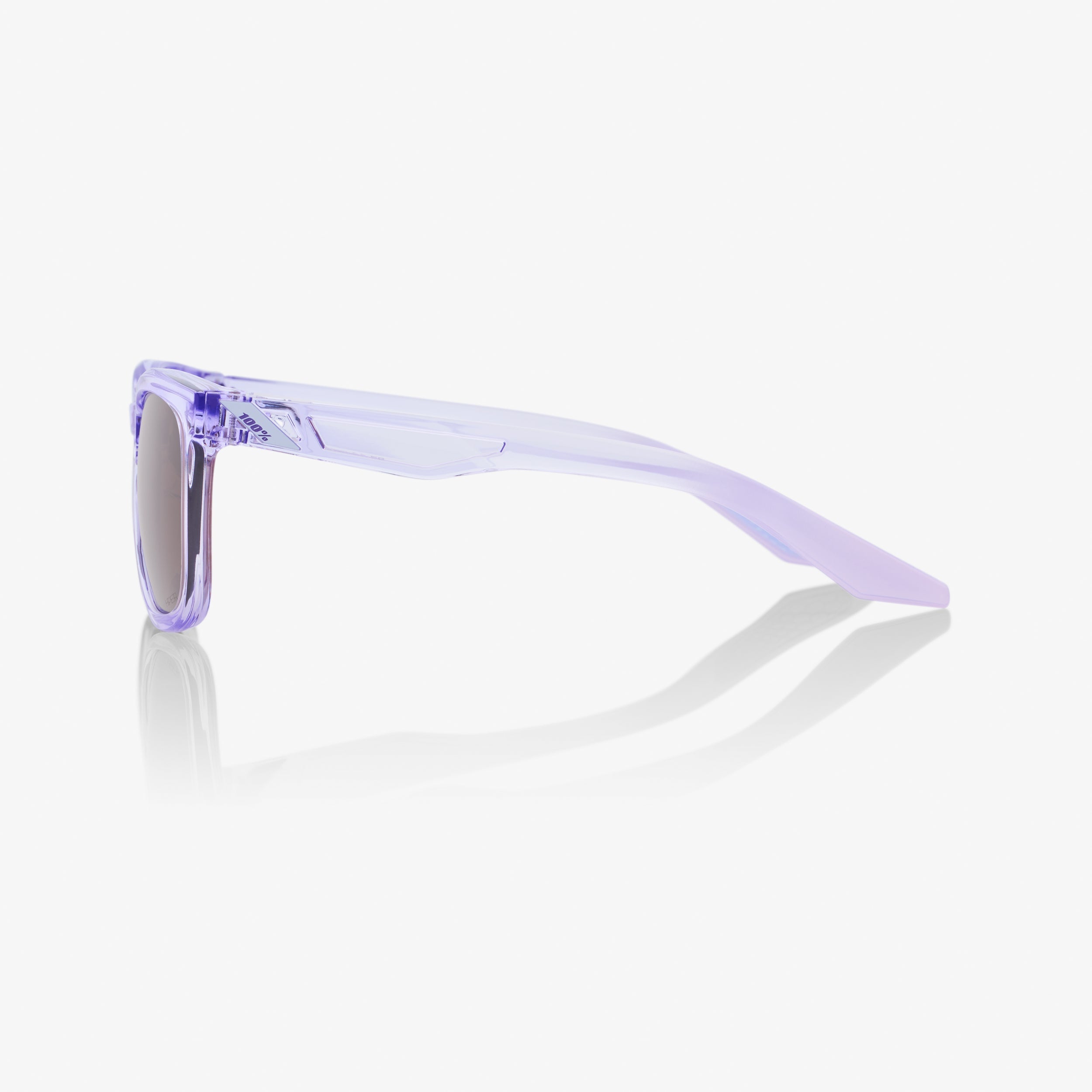 HUDSON - Polished Translucent Lavender - HiPER Silver Mirror Lens