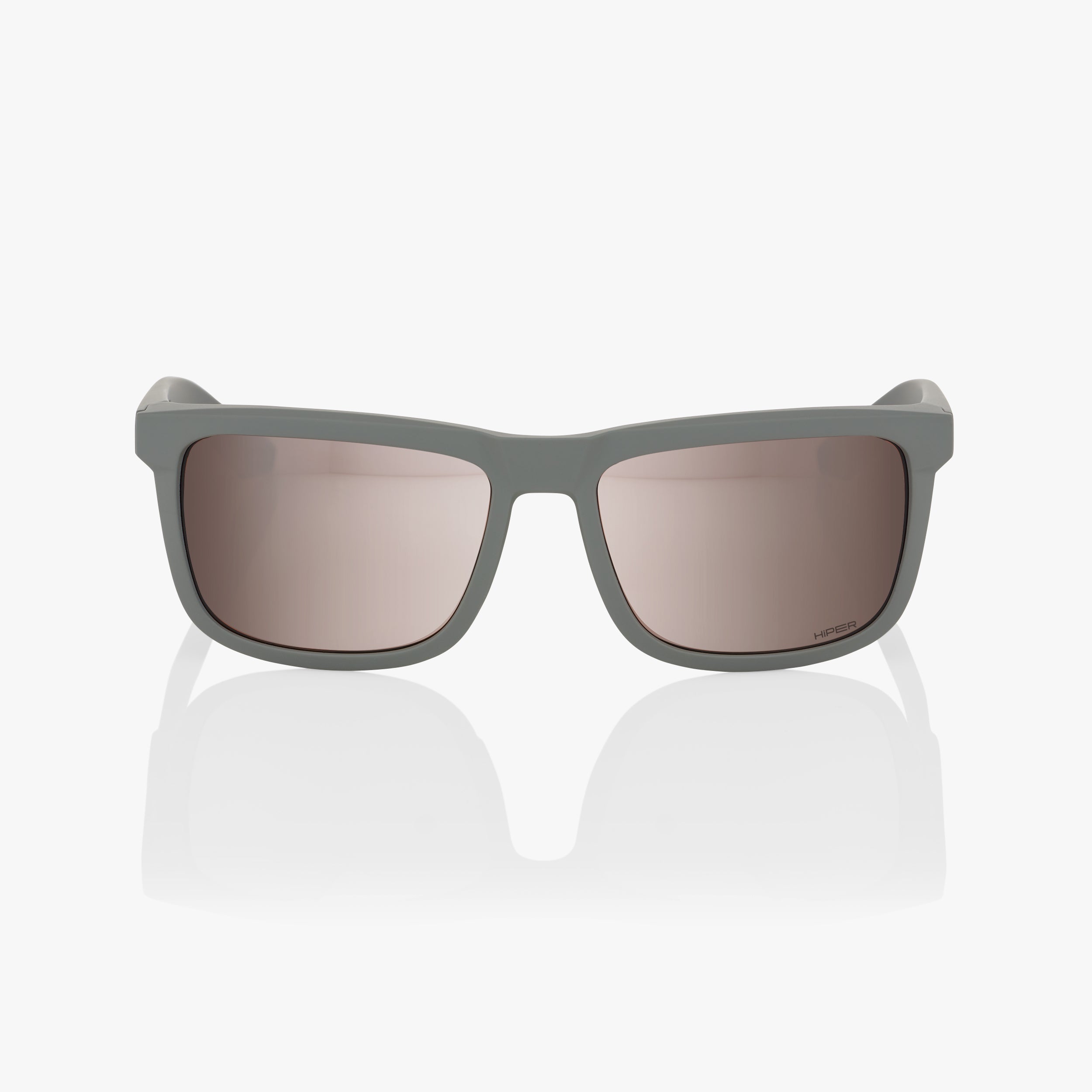 BLAKE - Soft Tact Cool Grey - HiPER Crimson Silver Mirror Lens - Secondary