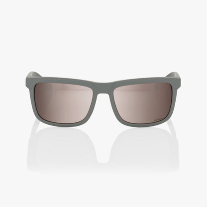 BLAKE - Soft Tact Cool Grey - HiPER Crimson Silver Mirror Lens