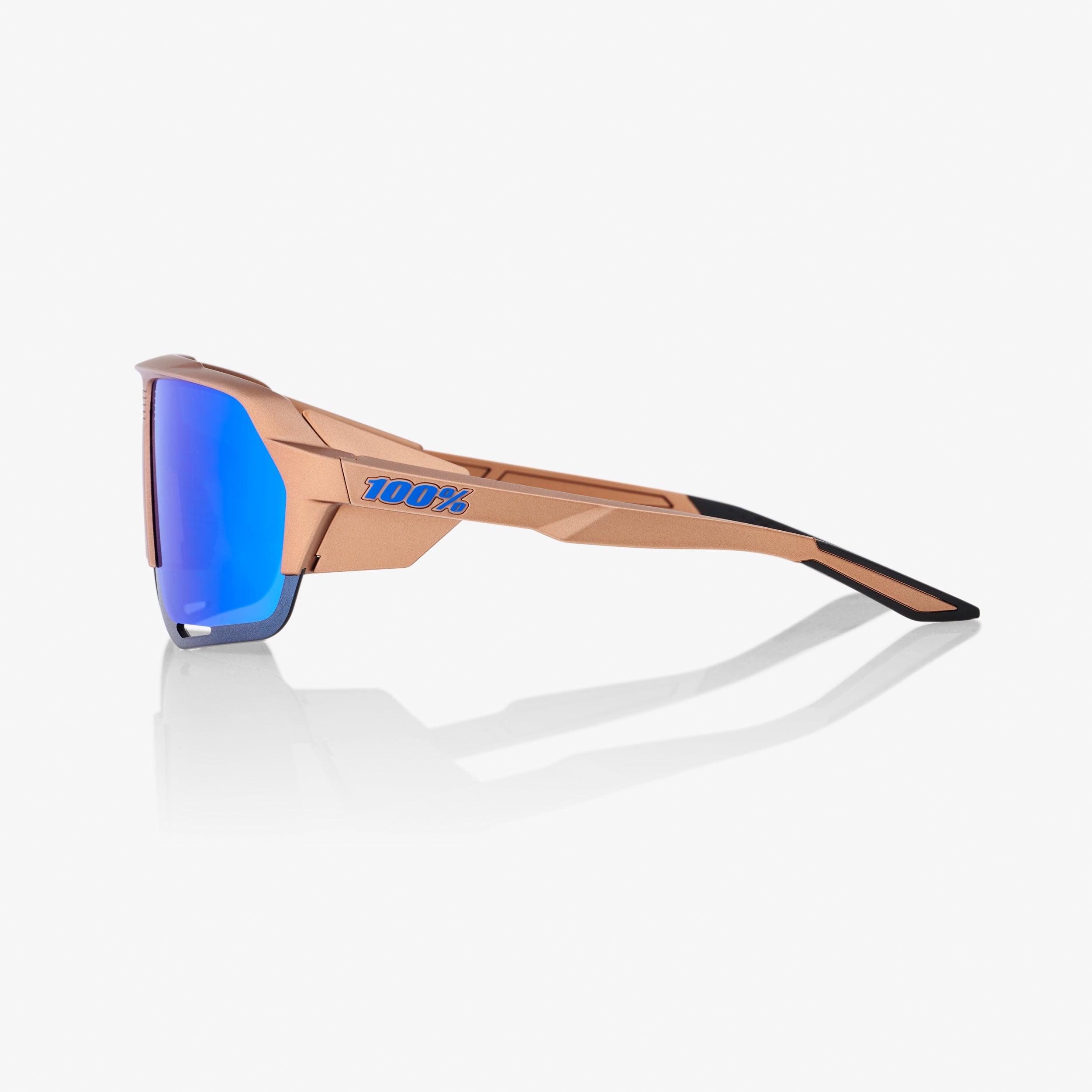 NORVIK™ - Matte Copper Chromium - Blue Multilayer Mirror Lens