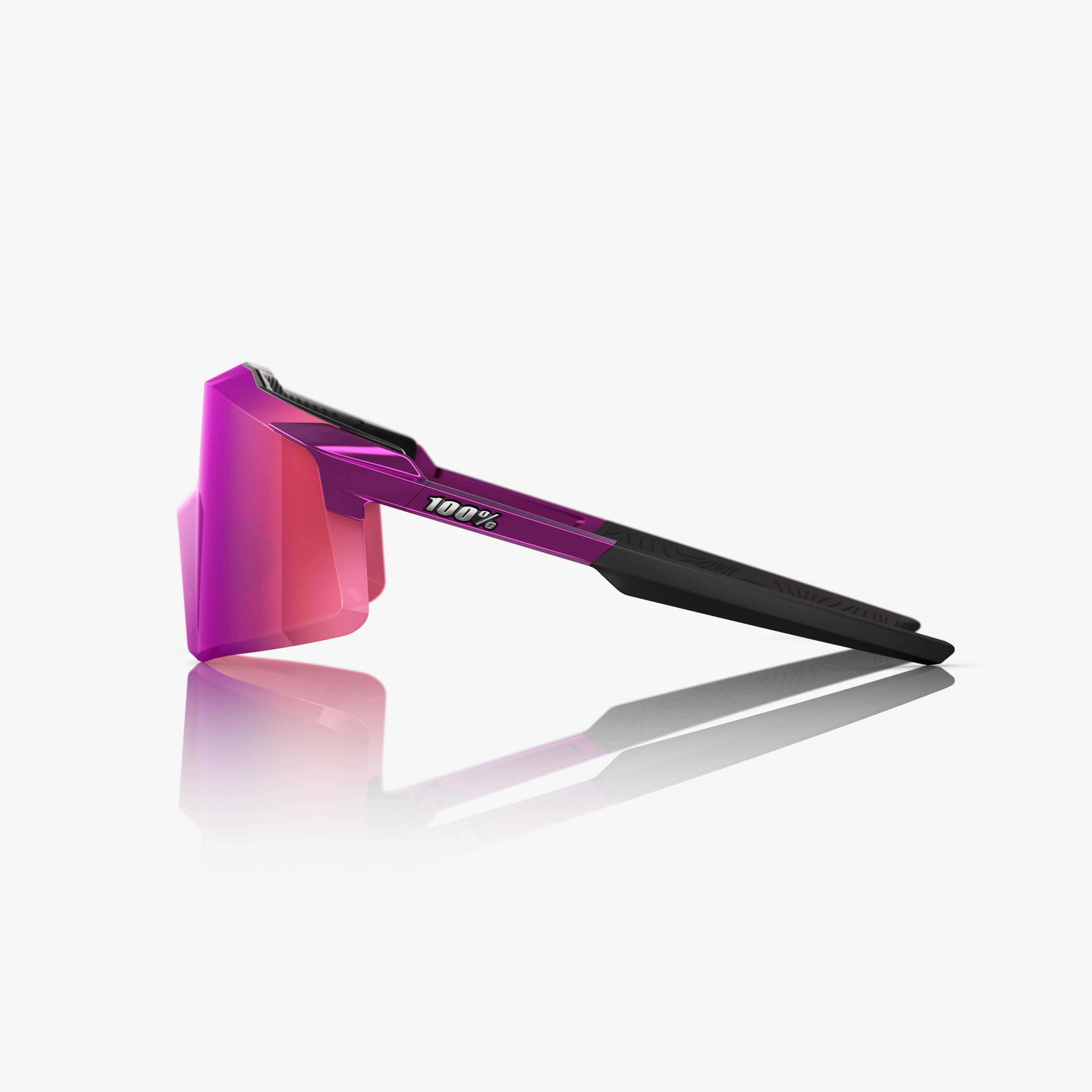 AEROCRAFT - Chrome violet brillant - Lentille miroir multicouche violette - Secondary