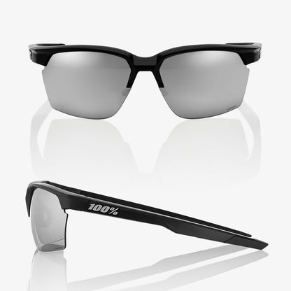 SPORTCOUPE - Matte Black - HiPER Silver Mirror Lens