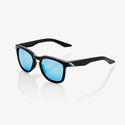 HUDSON - Matte Black - HiPER Blue Multilayer Mirror Lens -1