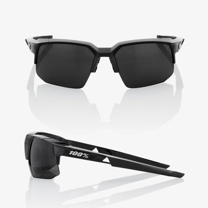 SPEEDCOUPE - Polished Black - Grey PEAKPOLAR Lens