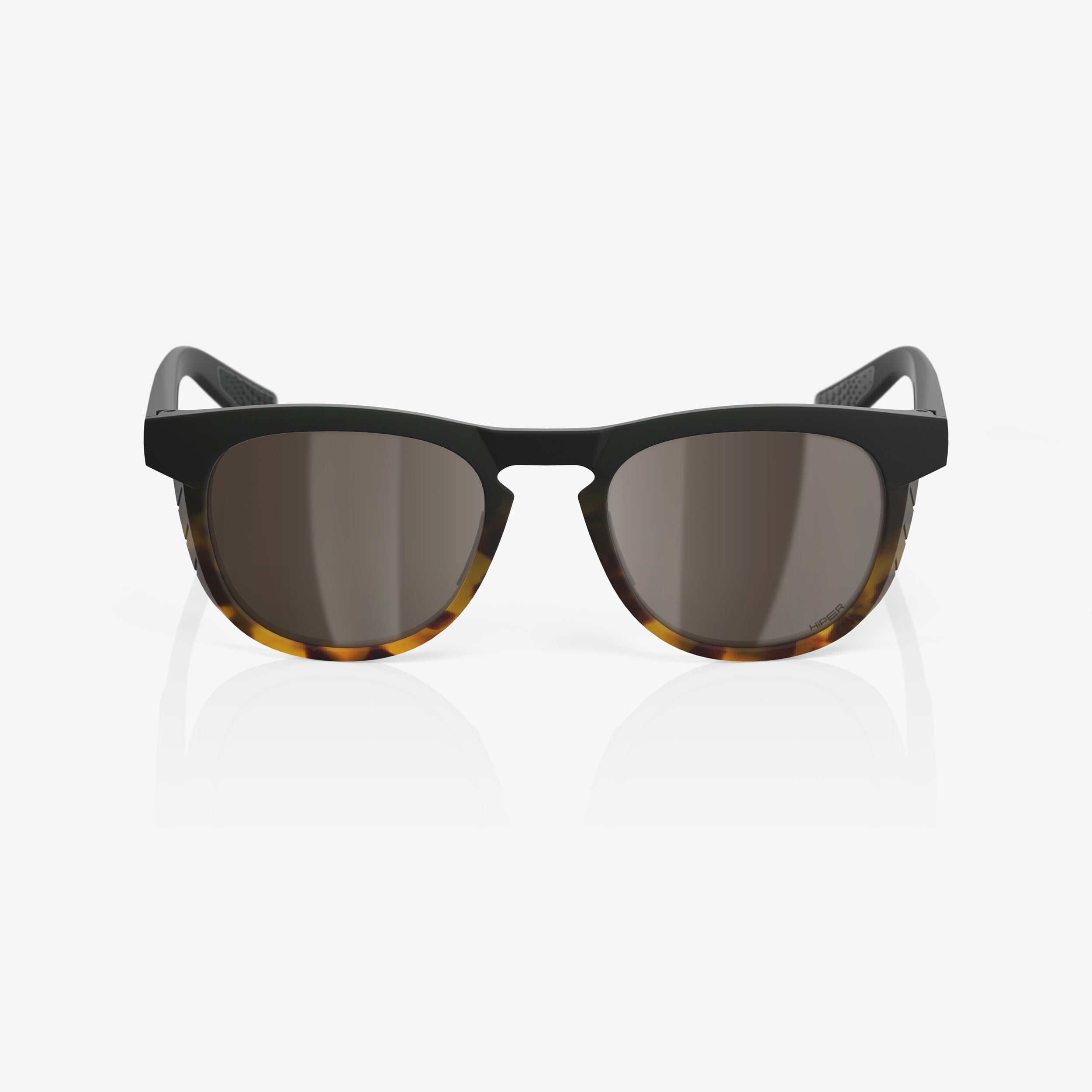 SLENT Soft Tact Black/Havana Fade - HiPER® Silver Mirror Lens