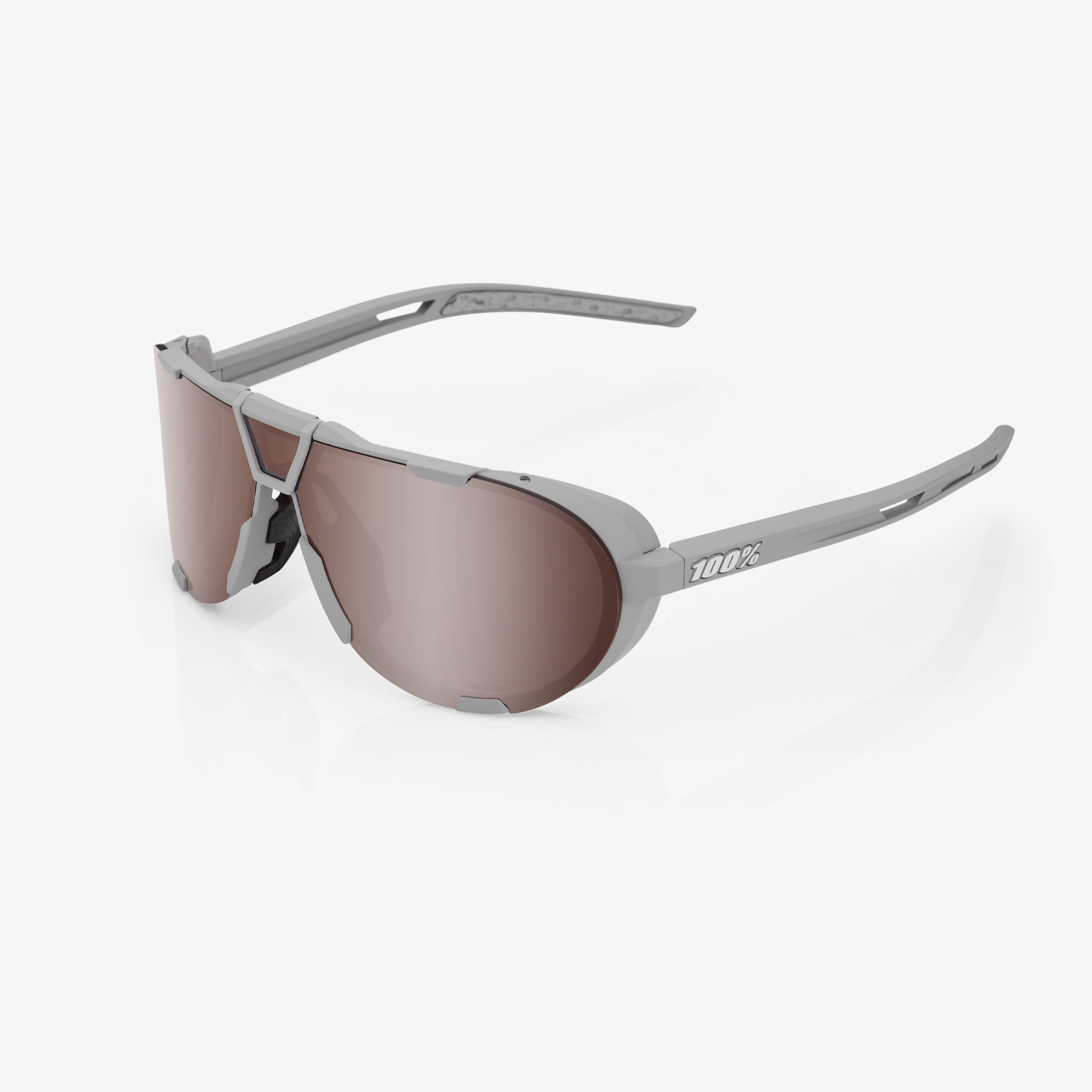 WESTCRAFT Soft Tact Cool Grey HiPER Crimson Silver Mirror Lens