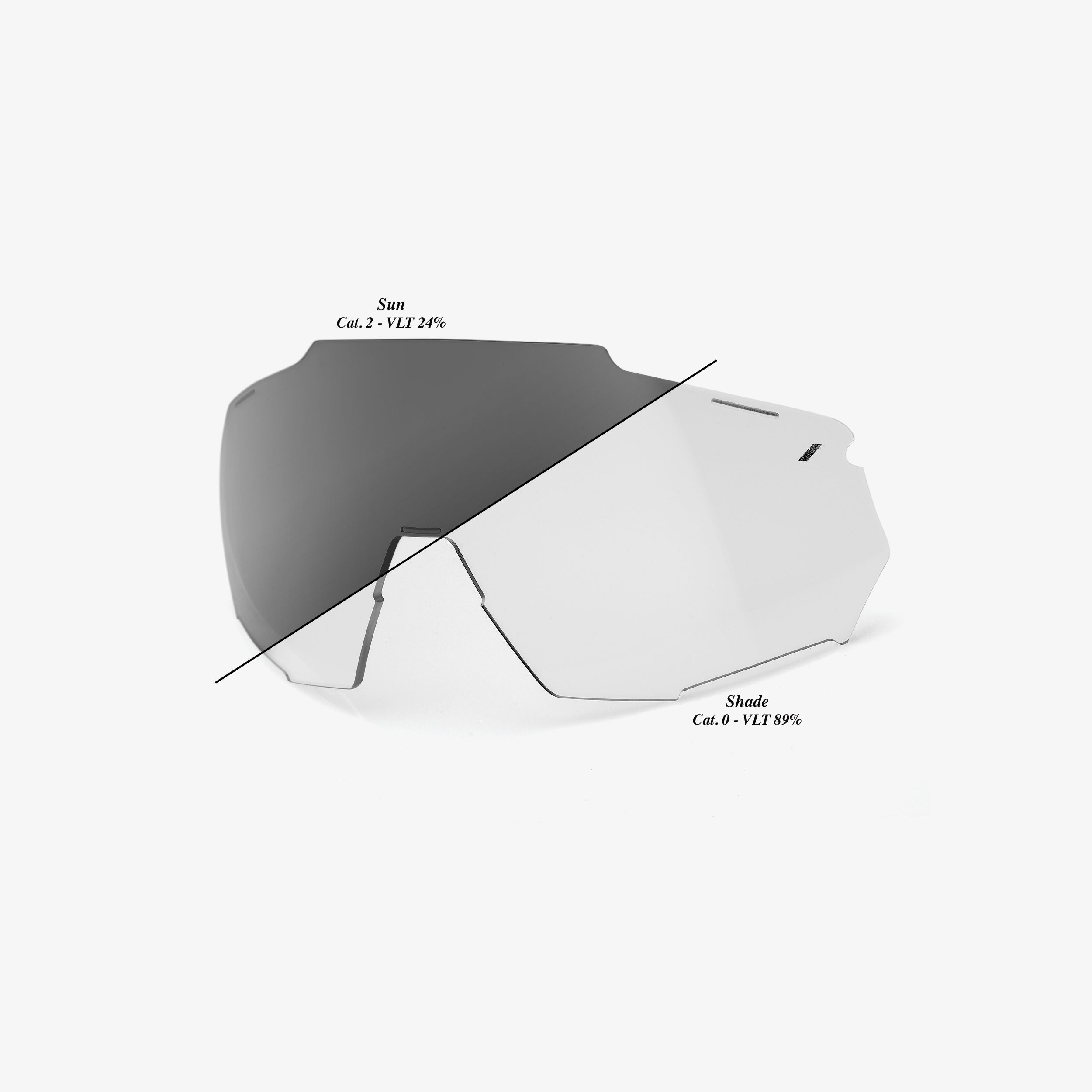 VERRE DE REMPLACEMENT RACETRAP 3.0 - Photochromic Clear/Smoke