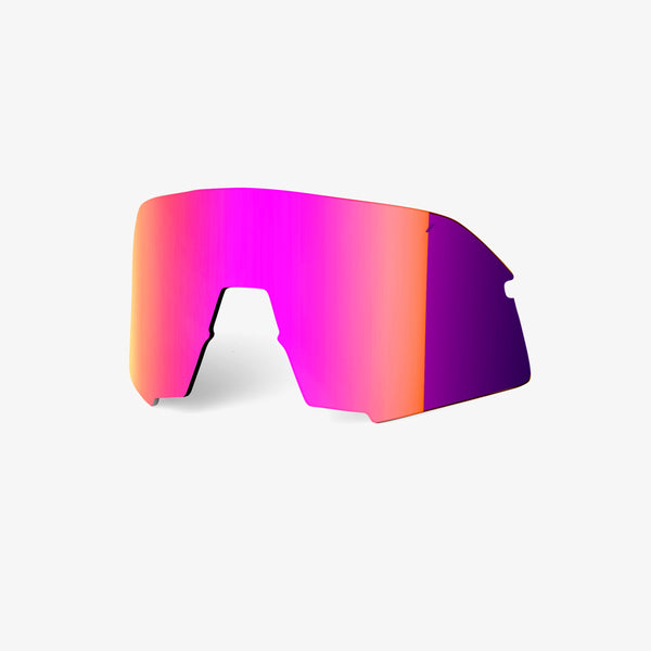 100% S3交換レンズHIPER BLUE MULTILAYER MIRROR S3 - Matte White - HiPER® Blue Multilayer Mirror Lens – 100%