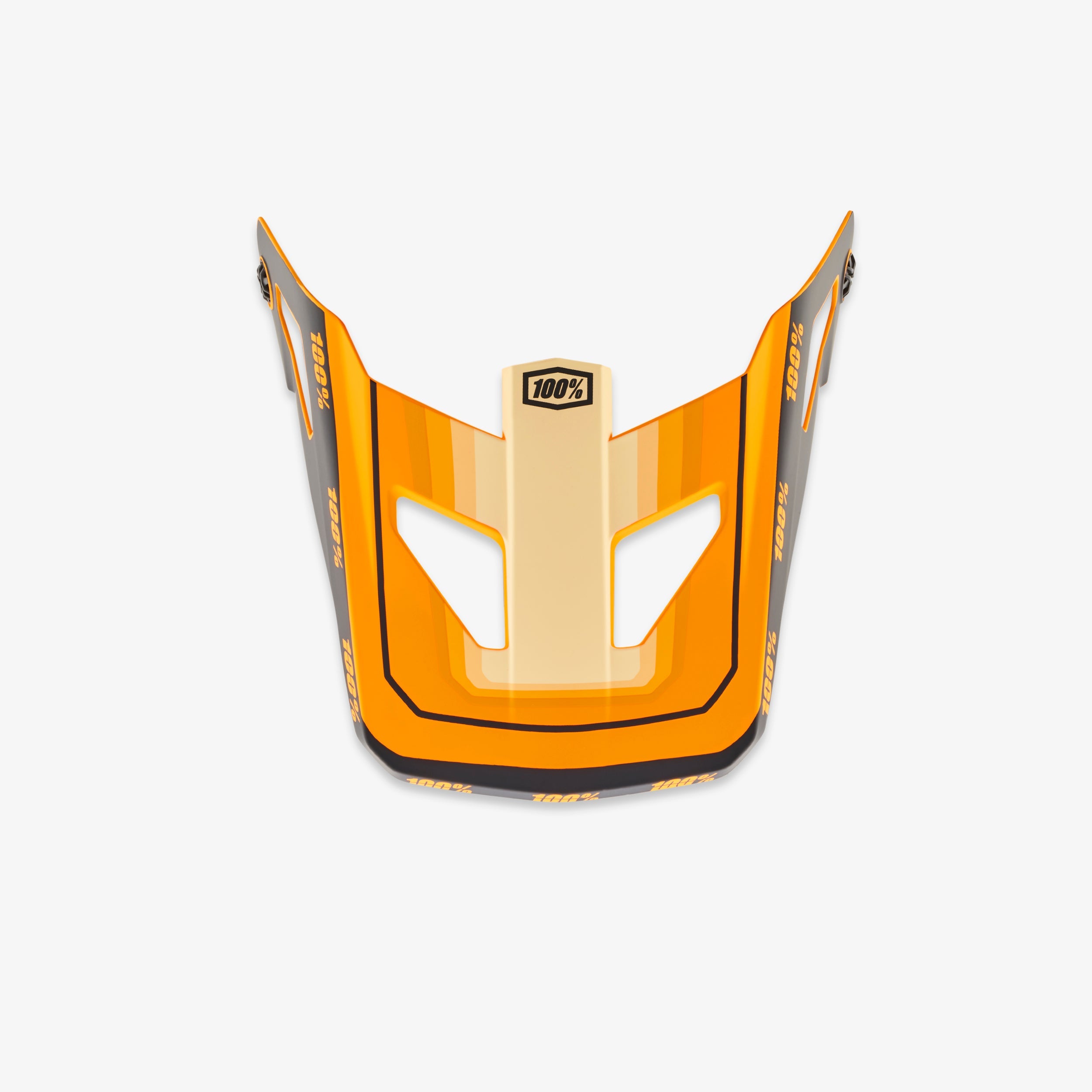 STATUS YOUTH Replacement Visor Topenga Orange/Black