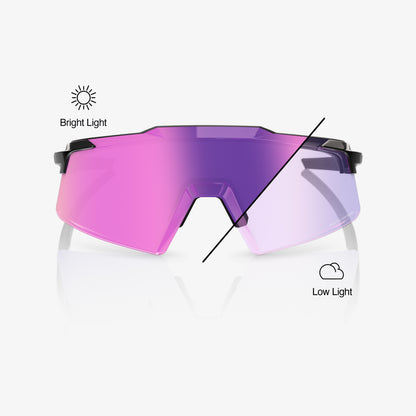 AEROCRAFT , violettes Spiegelglas mit photochromer Tönung