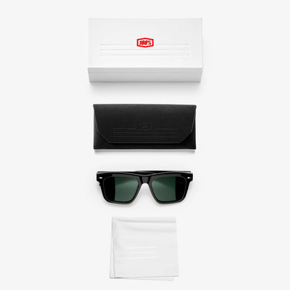 ATSUTA Polished Black GreyGreen Lens