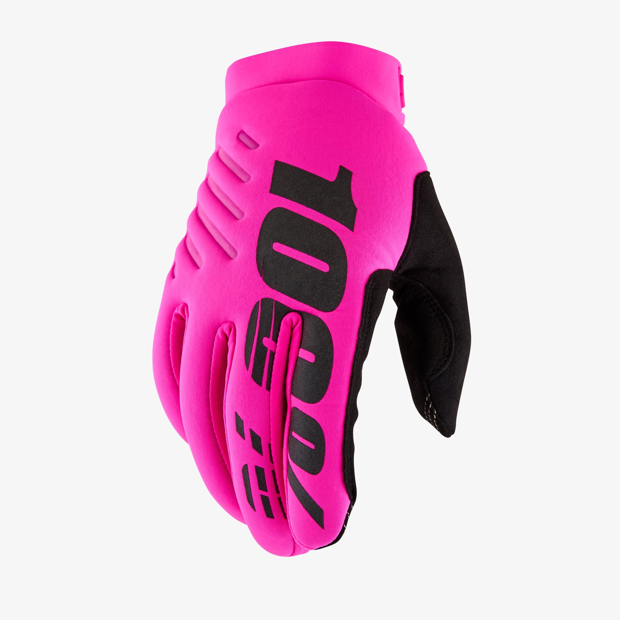 BRISKER Women's Glove - Neon Pink/Black